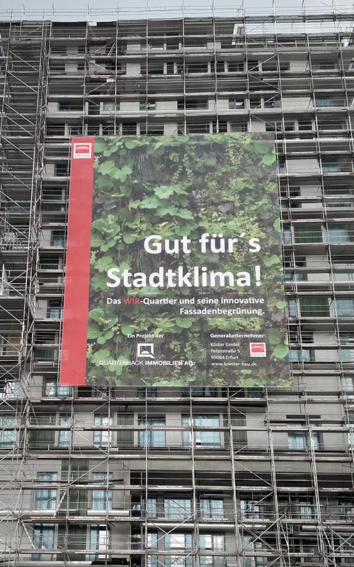 PVC-Banner mit Ösen